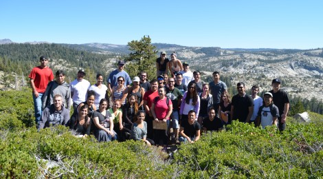 General Ecology students take in the high country