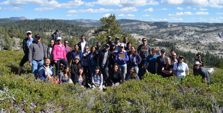 General Ecology Students Fly High in the Sierra Nevada